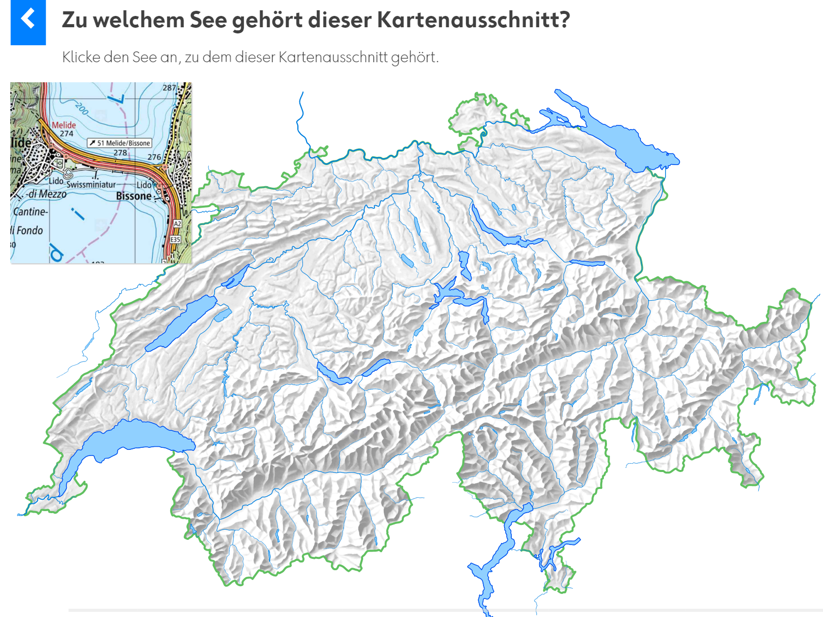 Geografie Schweiz: 1005