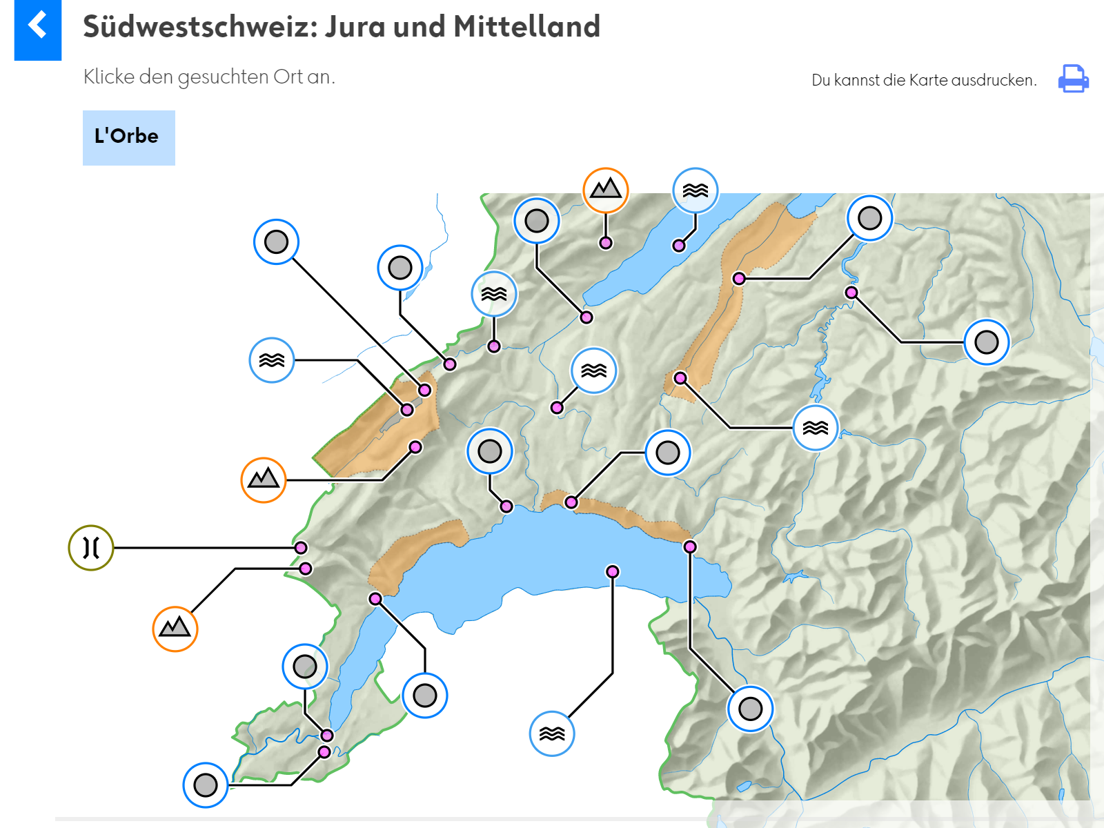 Geografie Schweiz: 7610