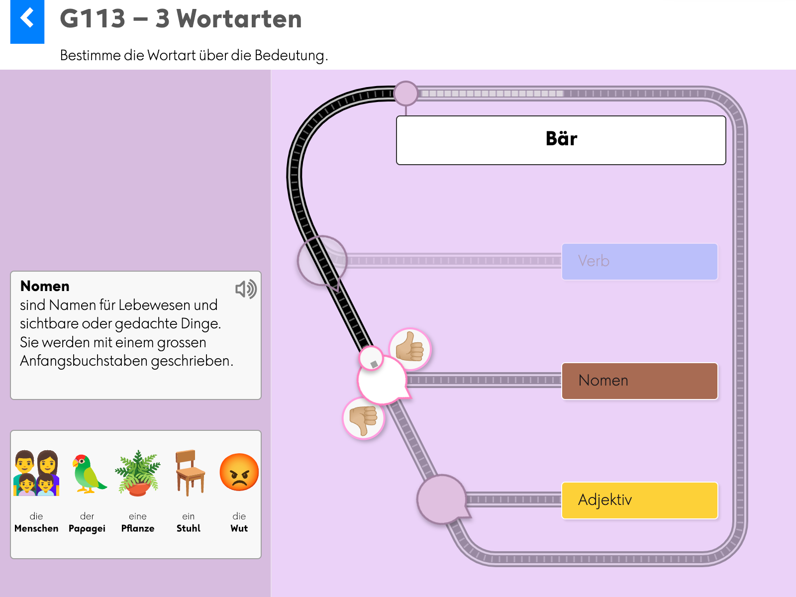 Wortgrammatik: Grundlagen: G113