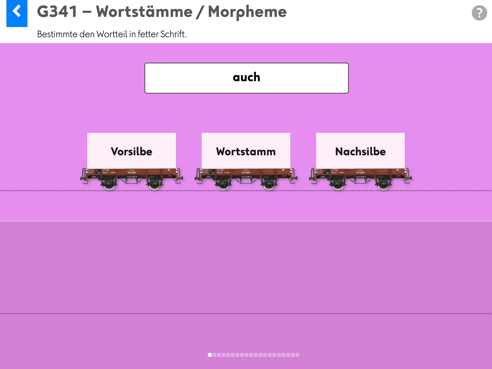 Wortgrammatik: Grundlagen: G341