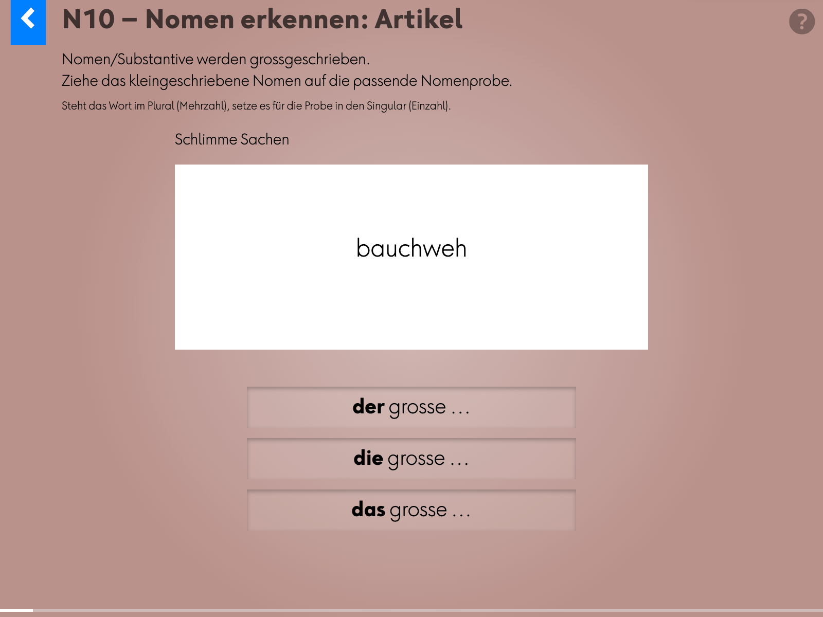 Wortgrammatik: Nomen: n10