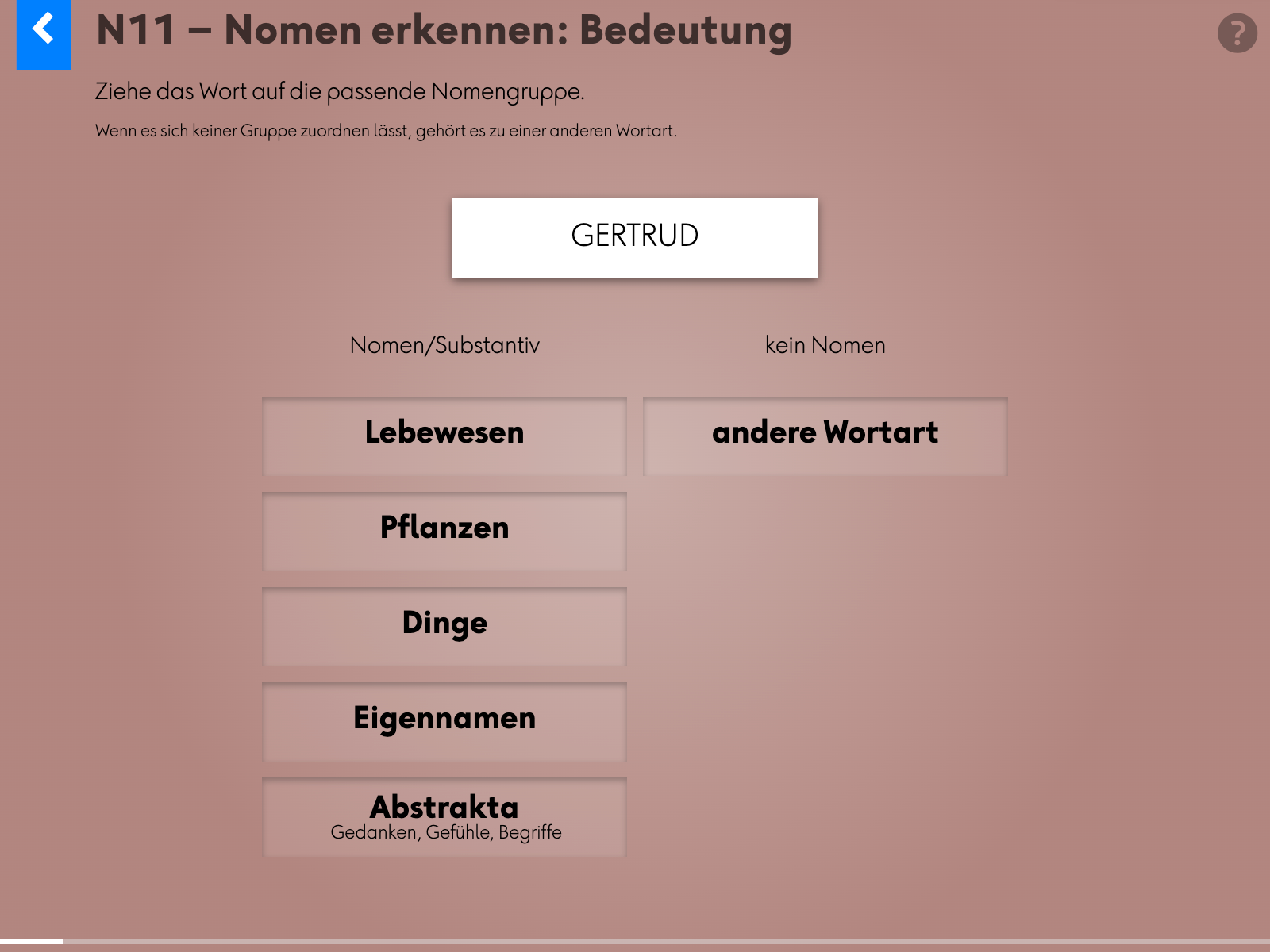 Wortgrammatik: Nomen: n11