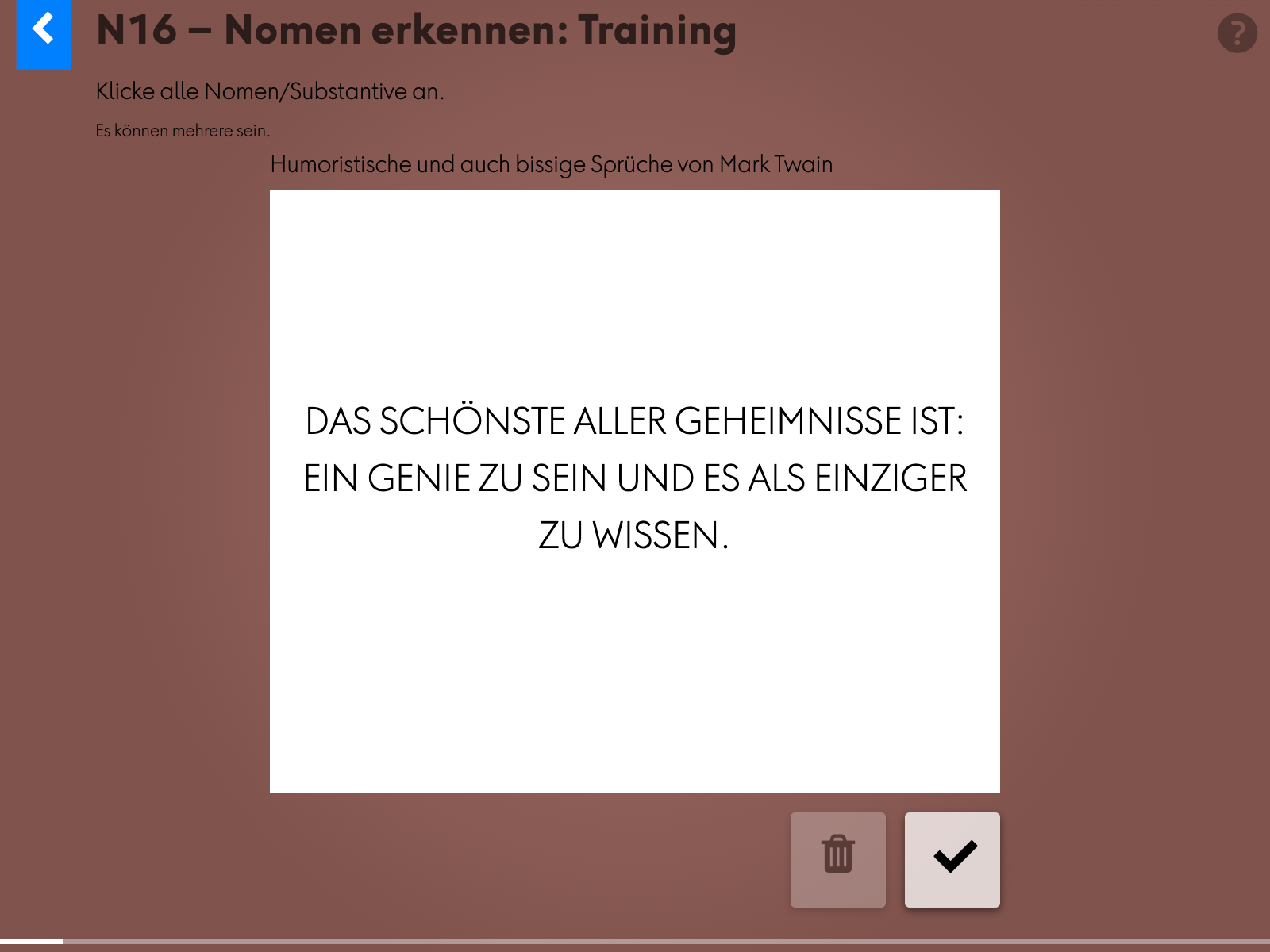 Wortgrammatik: Nomen: n16