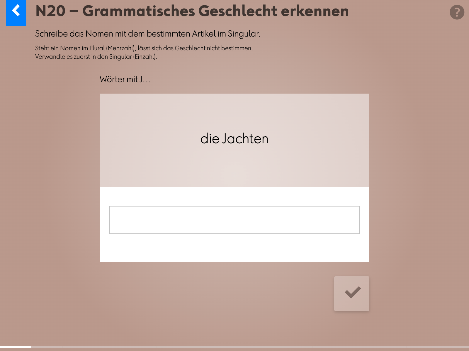 Wortgrammatik: Nomen: n20