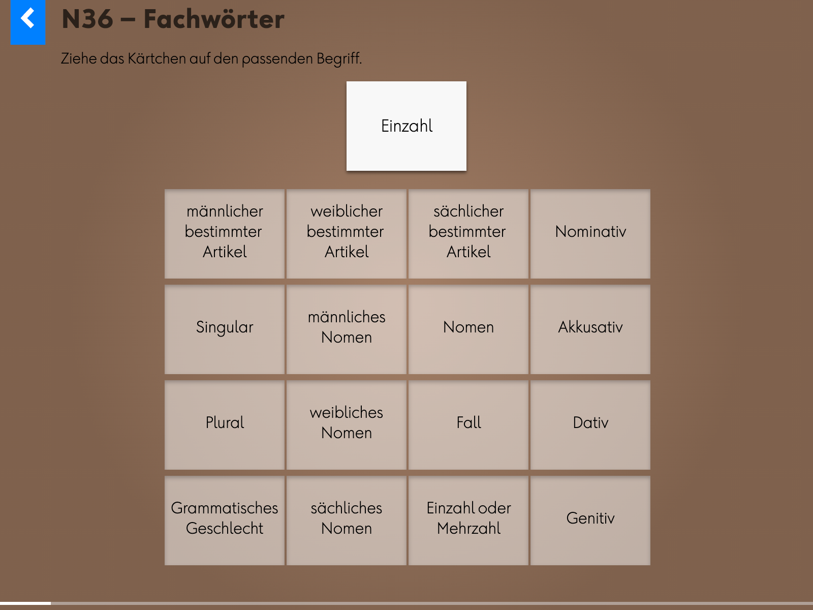 Wortgrammatik: Nomen: n36