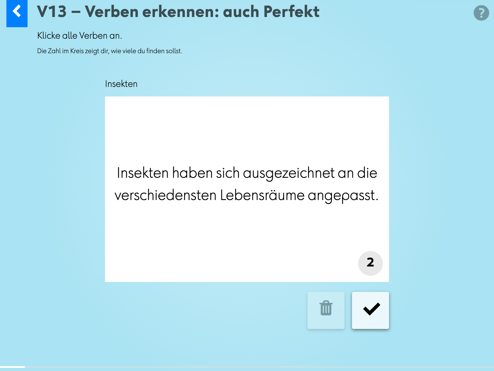 Wortgrammatik: Verben: v13