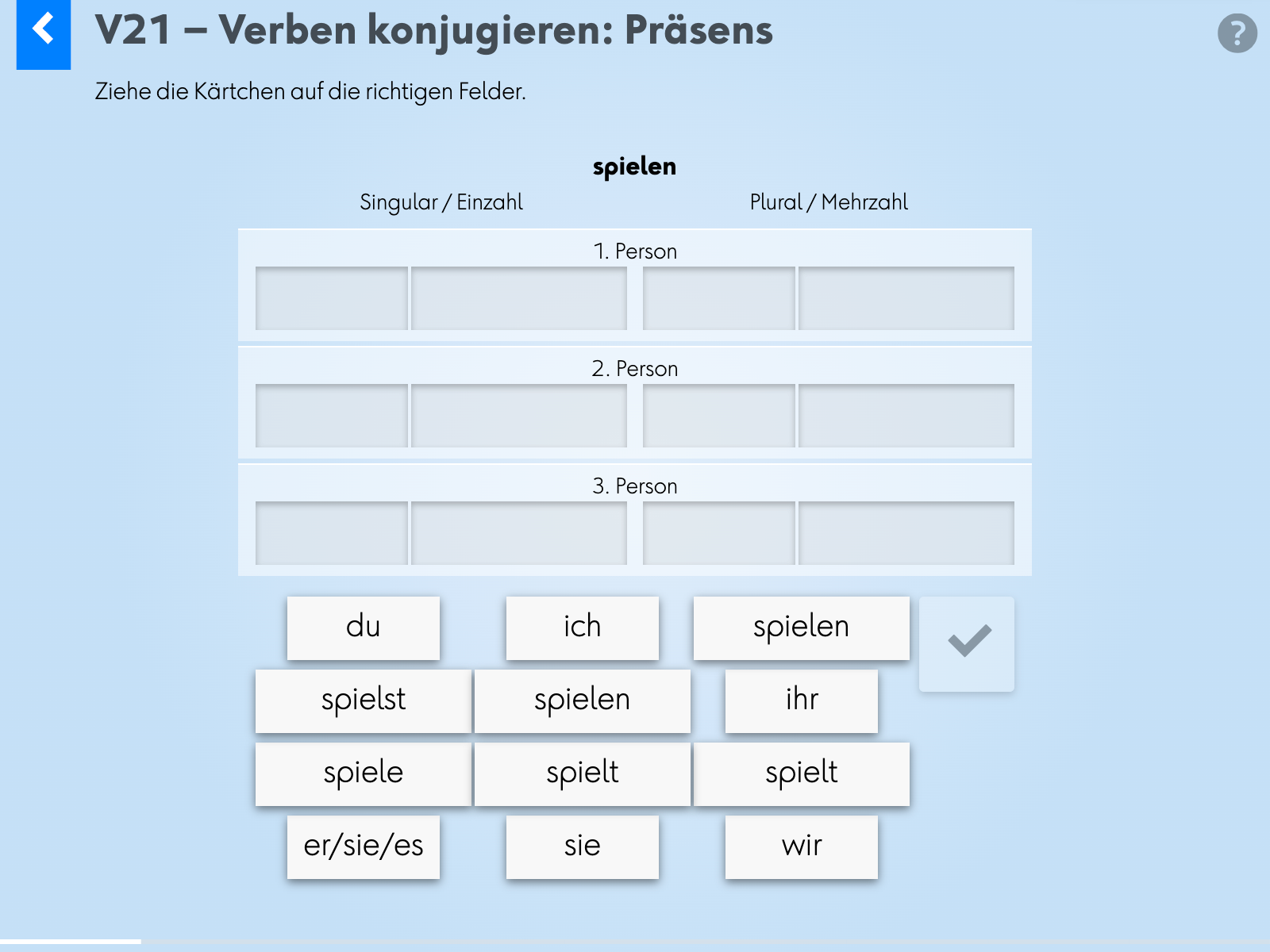 Wortgrammatik: Verben: v21